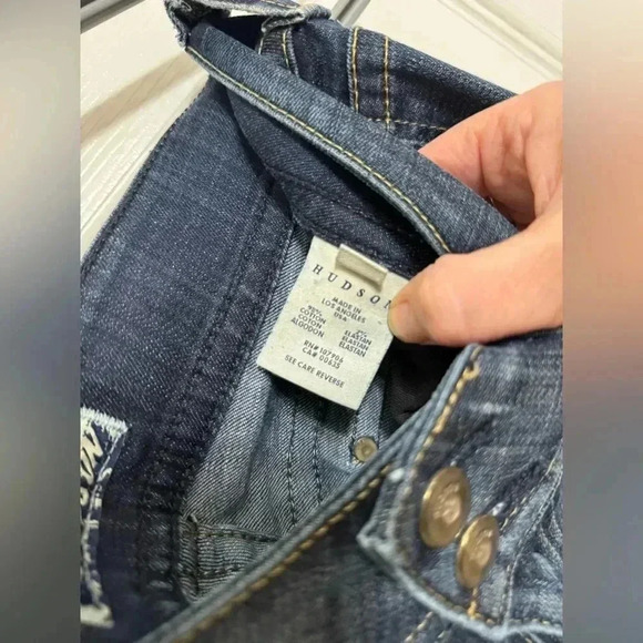 Hudson flare leg darker denim jeans - Picture 13 of 13